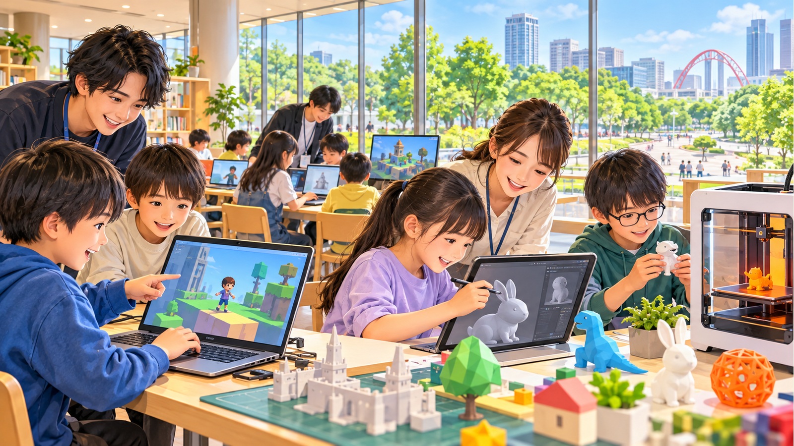 立川・国営昭和記念公園で「出張版くりらぼベース」　予約不要・無料のデジタル創作体験
