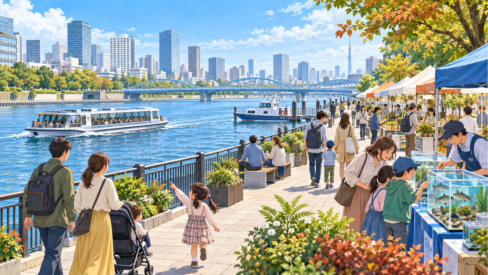 すみだがわオープンテラス2026豊島五丁目｜10月3日はクルーズ、4日は警備艇見学