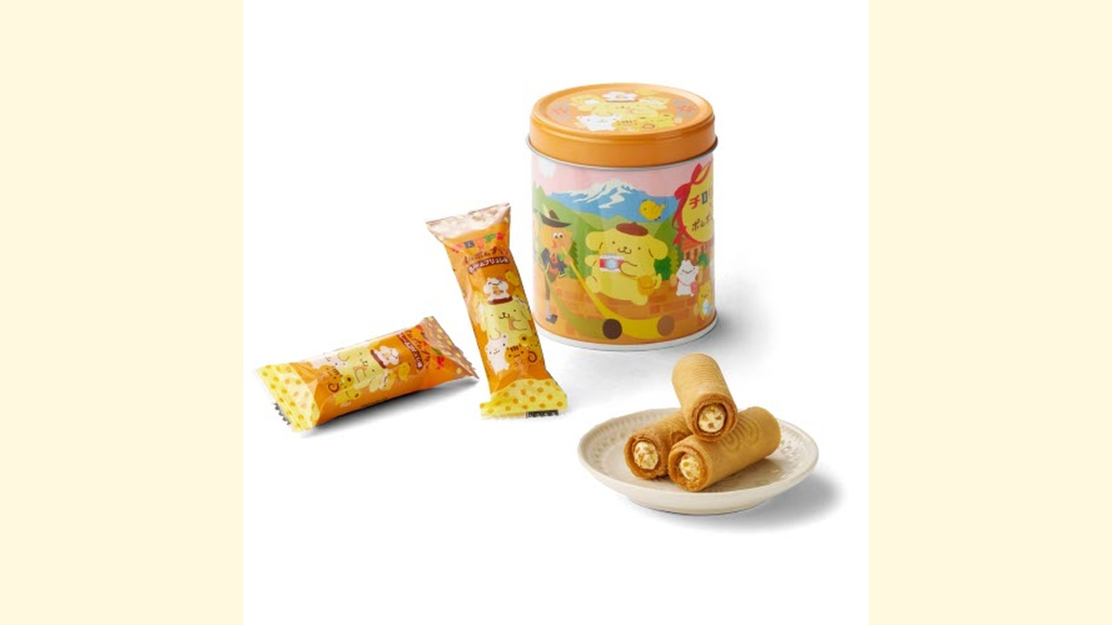 ポムポムプリン30周年フェアのチロリアン限定缶
