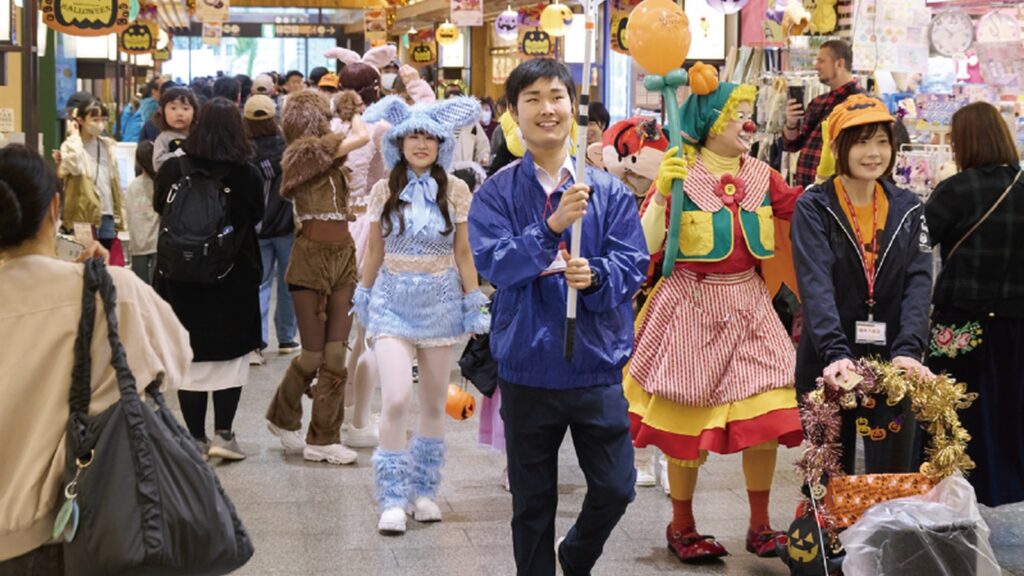 Halloween activities at TOKYO Solamachi in Tokyo